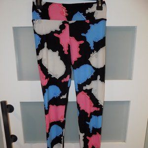 LuLaRoe Leggings Americana United States/Maps Unicorn Size OS Women's